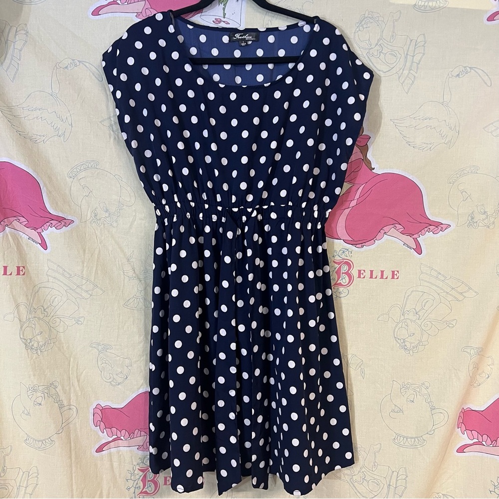 Feathers Polka Dot Casual Maternity Dress